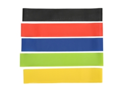 Vlrla-5 Piezas Bandas De Resistencia Elástica Anillo Para Entrenamiento Corporal Fitness Equipo De Ejercicio