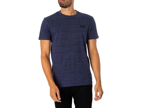 Camiseta Vintage de Hombre SUPERDRY Algodón Azul (XL)