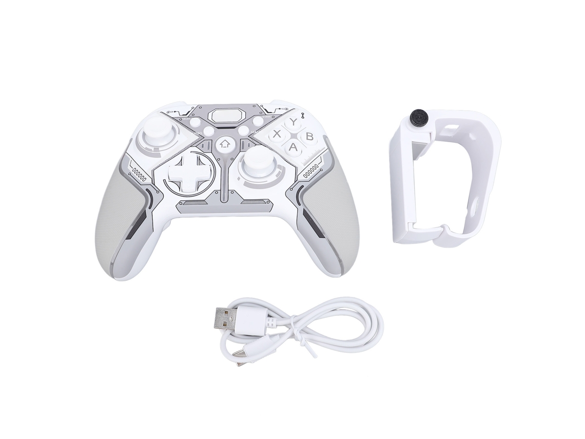 Controlador De Juegos Inalámbrico Rgb Con Efecto Hall, Joysticks, Disparadores, Botones De Reasignación, Botón Programable, Doble Motor, Vibración, C