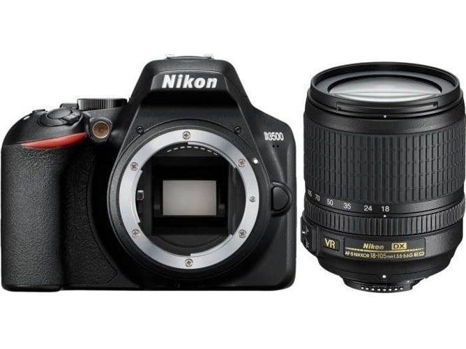 Kit Cámara Réflex NIKON SLR D3500 + AF-S 18/105 VR