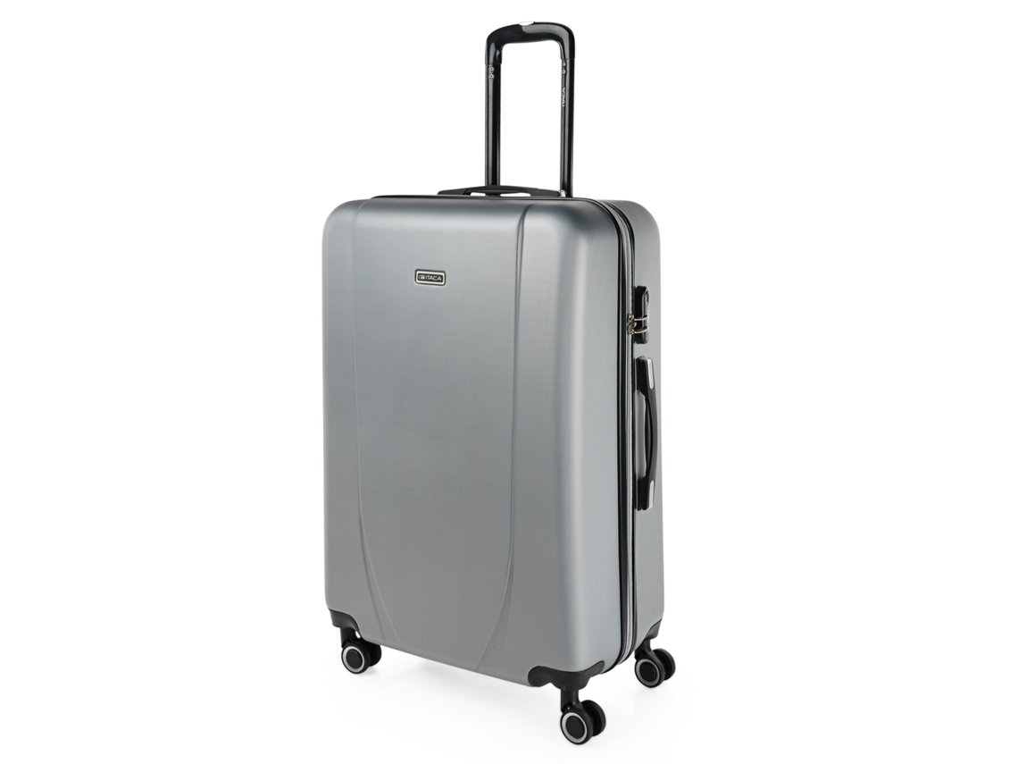 Maleta Abs Grande Itaca Tiber Plata (50x75x30 Cm - 102l)