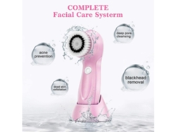 Cepillo de limpieza facial 5 en 2, resistente al agua, recargable, eléctrico, cepillo de limpieza facial, cepillo giratorio para limpieza profunda y masaje de color de Yemaesre
