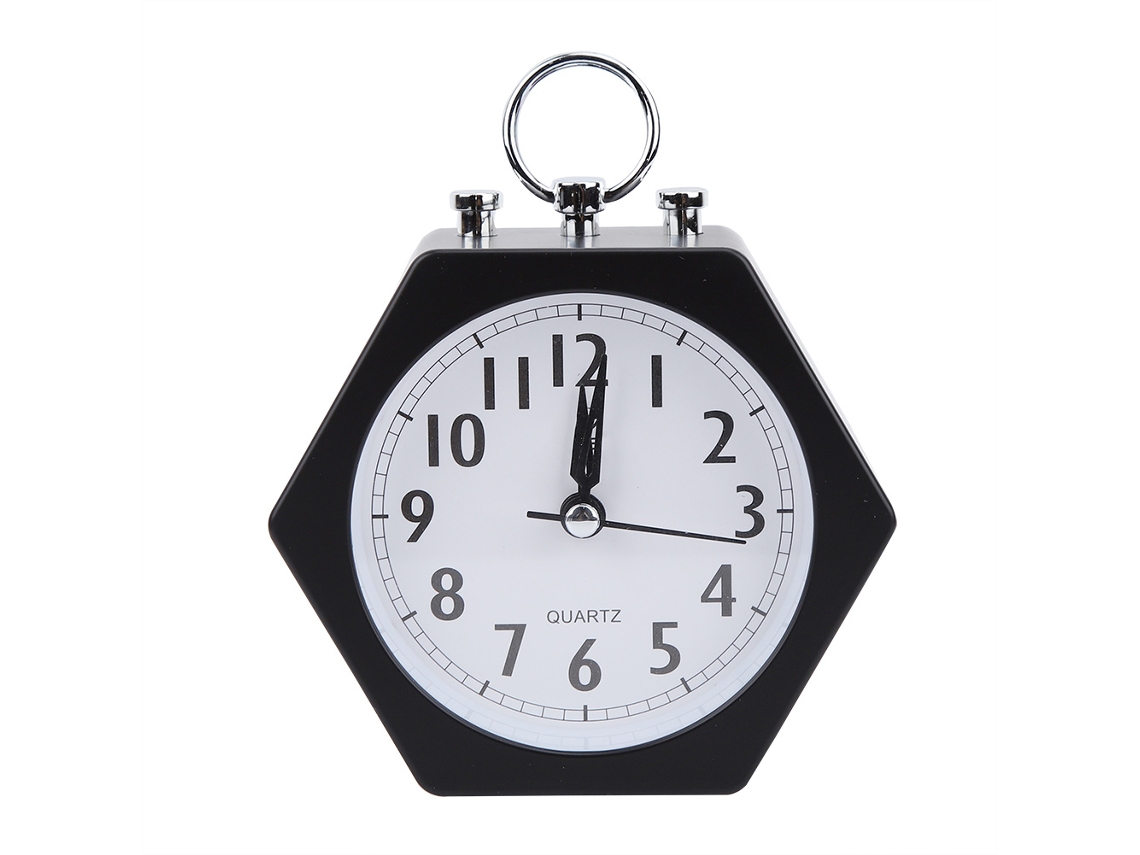 Reloj Despertador Digital Infantil Con Temporizador, Diseño Sencillo, Temporizador Portátil (negro)