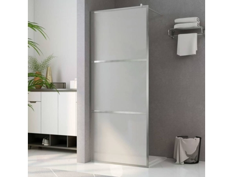 Cabina de Ducha VIDAxL Accesible Vidrio Esg Esmerilado 90x195 cm