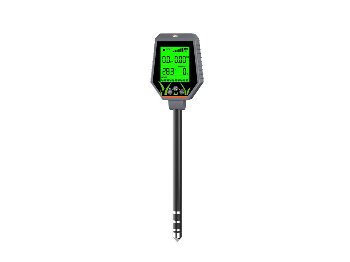 Medidor De Suelo Multifuncional Para Ph/ec/humedad/temperatura/intensidad De Luz/fertilidad Para Plantación En El Jardín