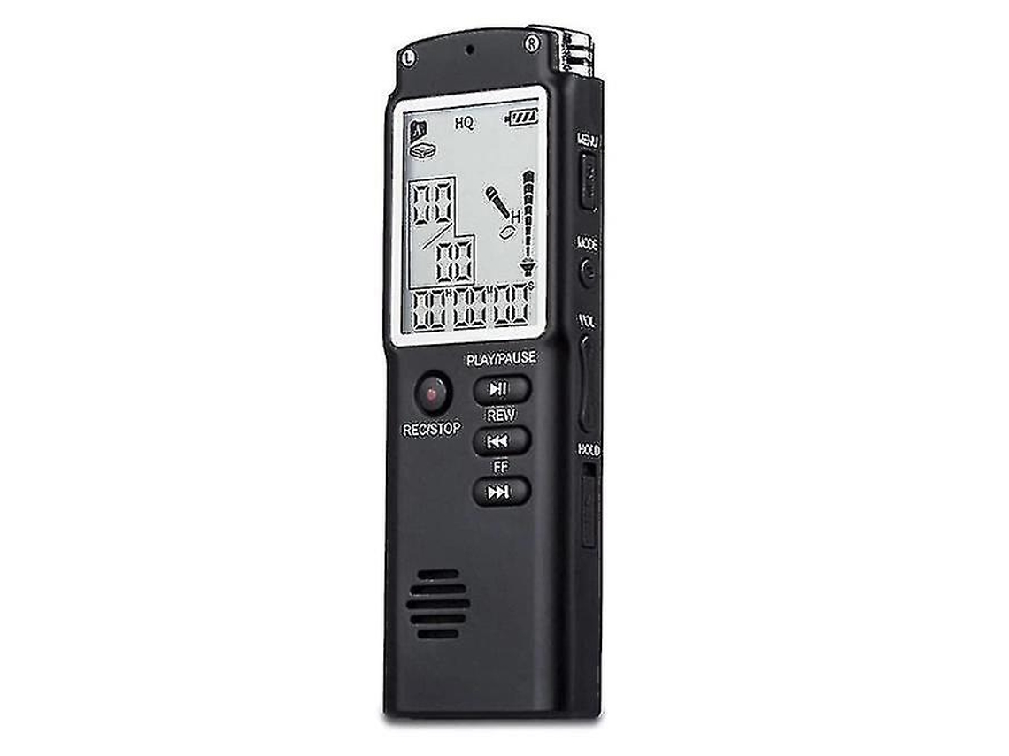 Grabadora de voz digital USB de 96 horas, profesional, con reproductor WAV y MP3, 32 GB, Yizhood (negra)