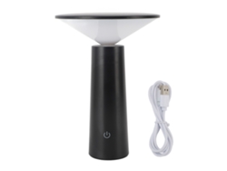 Lámpara de mesa LED recargable 2026 con ángulo flexible y brillo ajustable para dormitorio y comedor.