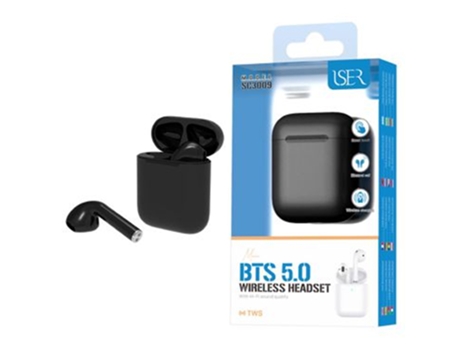 Auriculares Inalámbrico Inalámbrico para Celular Iser Sc3009 Negro