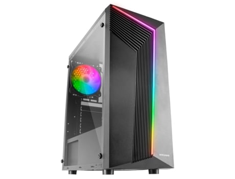 Caja Pc Gaming Atx Micro-Atx MARS GAMING Mc-X7 Negro Argb Ventana Frontal Ventilador Rgb 12Cm