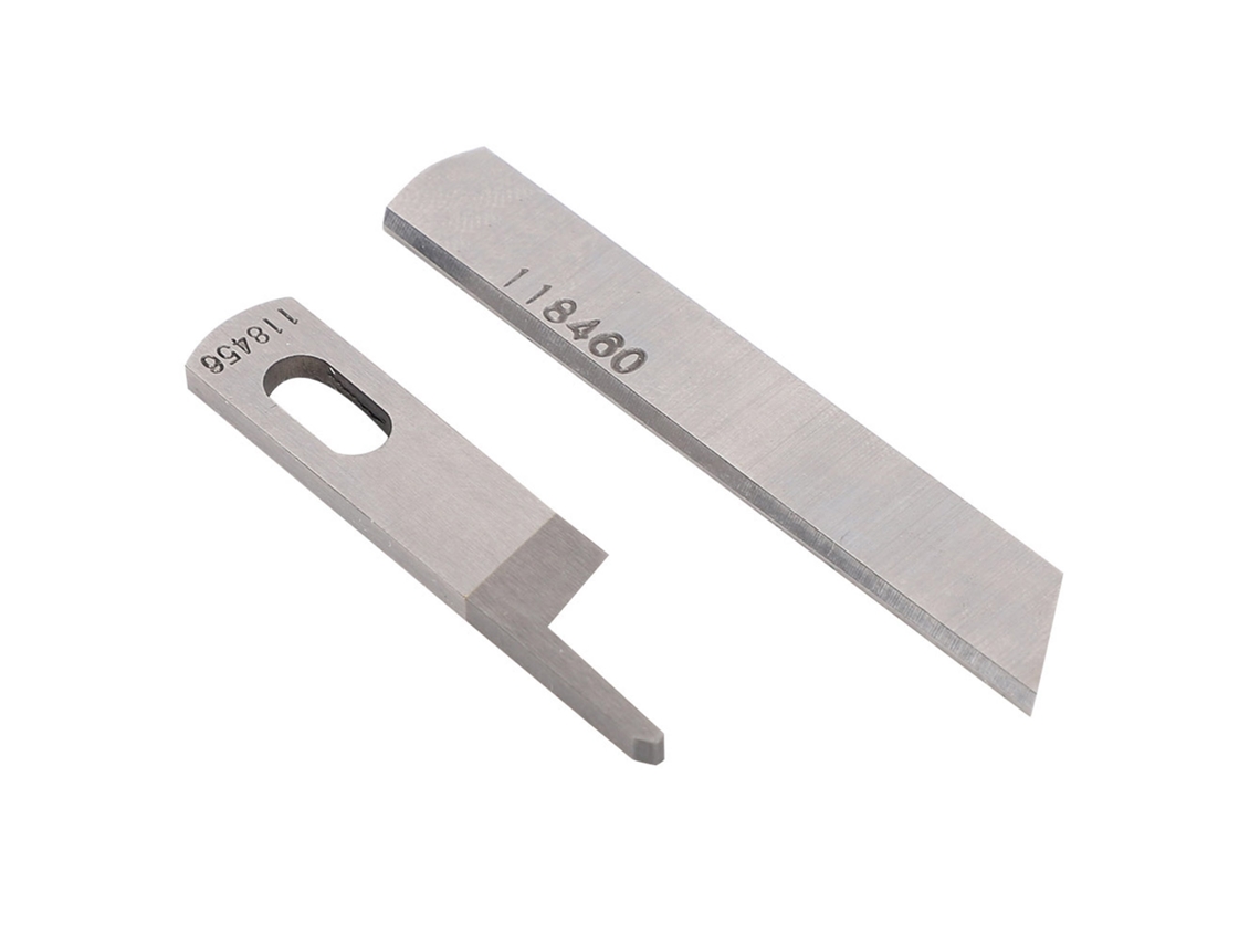 TRUYUETY Cuchilla Superior e Inferior de Acero Carbónico KR35 y Acero Rápido KR23, Repuesto para Serger 747/737