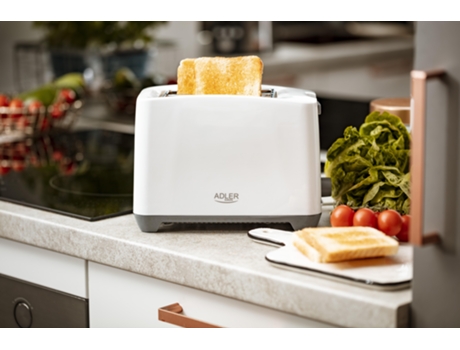 Adler Ad 3216 Tostadora 2 Rebanadas 1000 W Gris Blanco