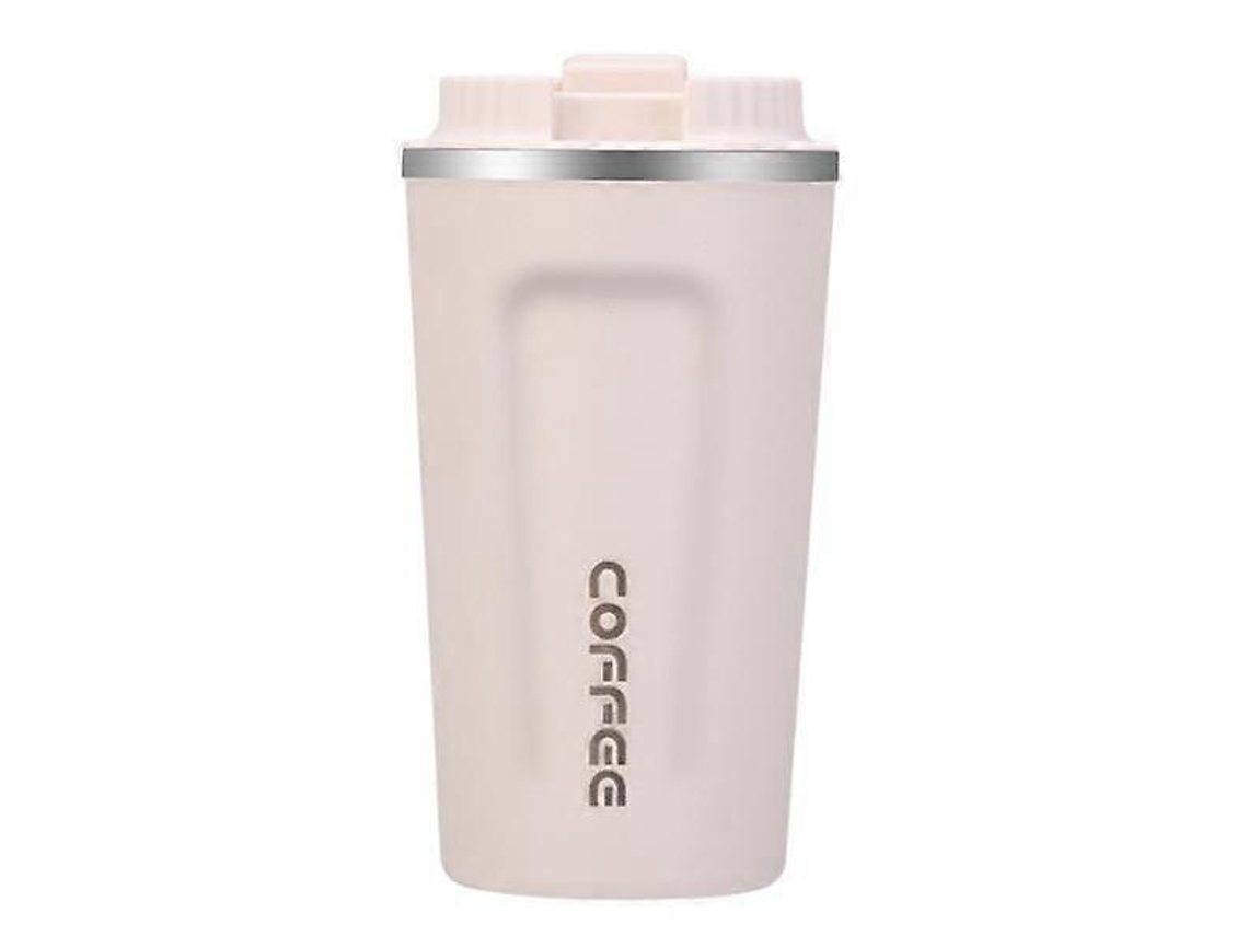 Termo de acero inoxidable 304 de doble capa, blanco, de 510 ml, moderno, portátil, para coche, regalo diario, para bicicleta eléctrica