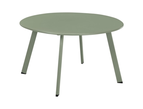ProGarden Mesa de centro de jardín verde mate 70x40 cm