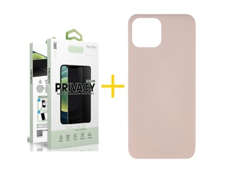 Conjunto de Protector de Pantalla para iPhone 12 Pro Max SKYHE Beige (1un)