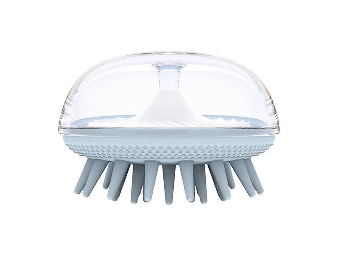 Cepillo redondo para champú con forma de medusa, peine de silicona para masaje del cuero cabelludo de Rosewell