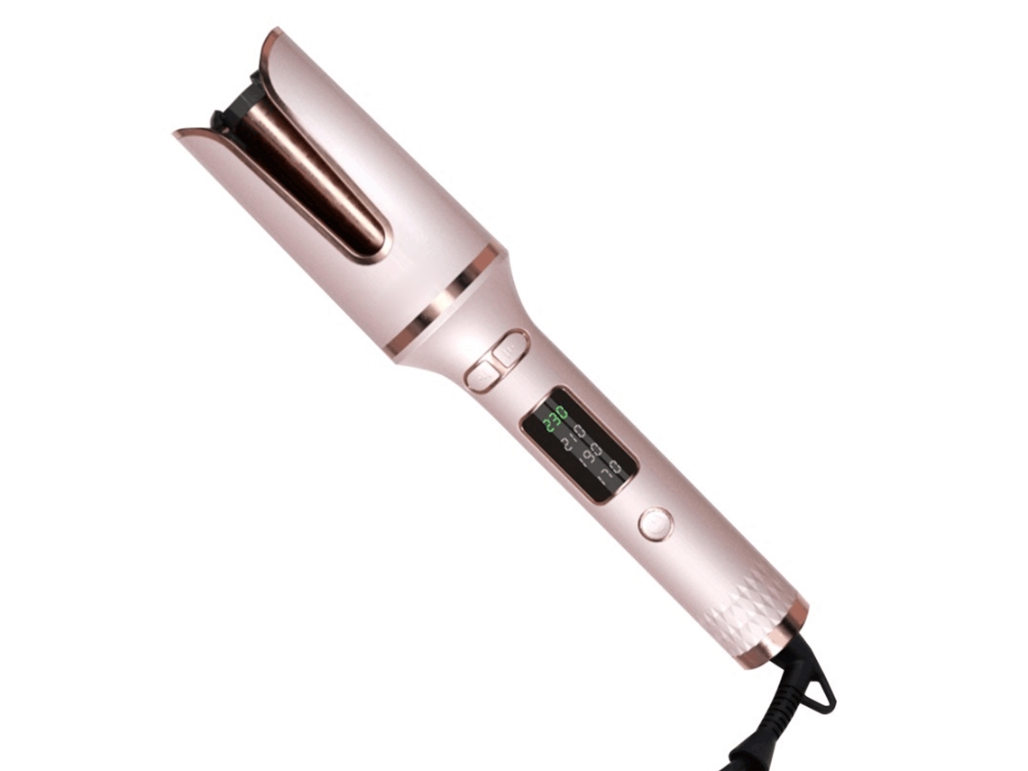 Rizador De Pelo Portátil Automático Para Estilismo Femenino, Rápido Calentamiento, Ajuste De Temperatura Y Cable Rotatorio 360°