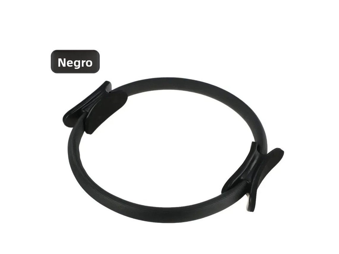 Aro de Pilates para Yoga, Antideslizante, Moldeador Corporal Mdug (Negro)