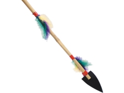 VPMKP-Arma DISFRAZZES Lanza De Indio Con Plumas (115 cm)