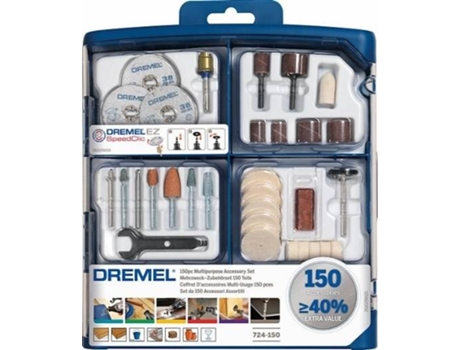 Juego de Accesorios Multifunción DREMEL con 150 Piezas