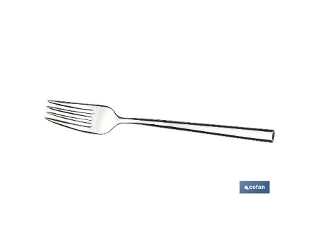Caja 12uds tenedor de mesa inox c-18/10 modelo bari 2,5 mm