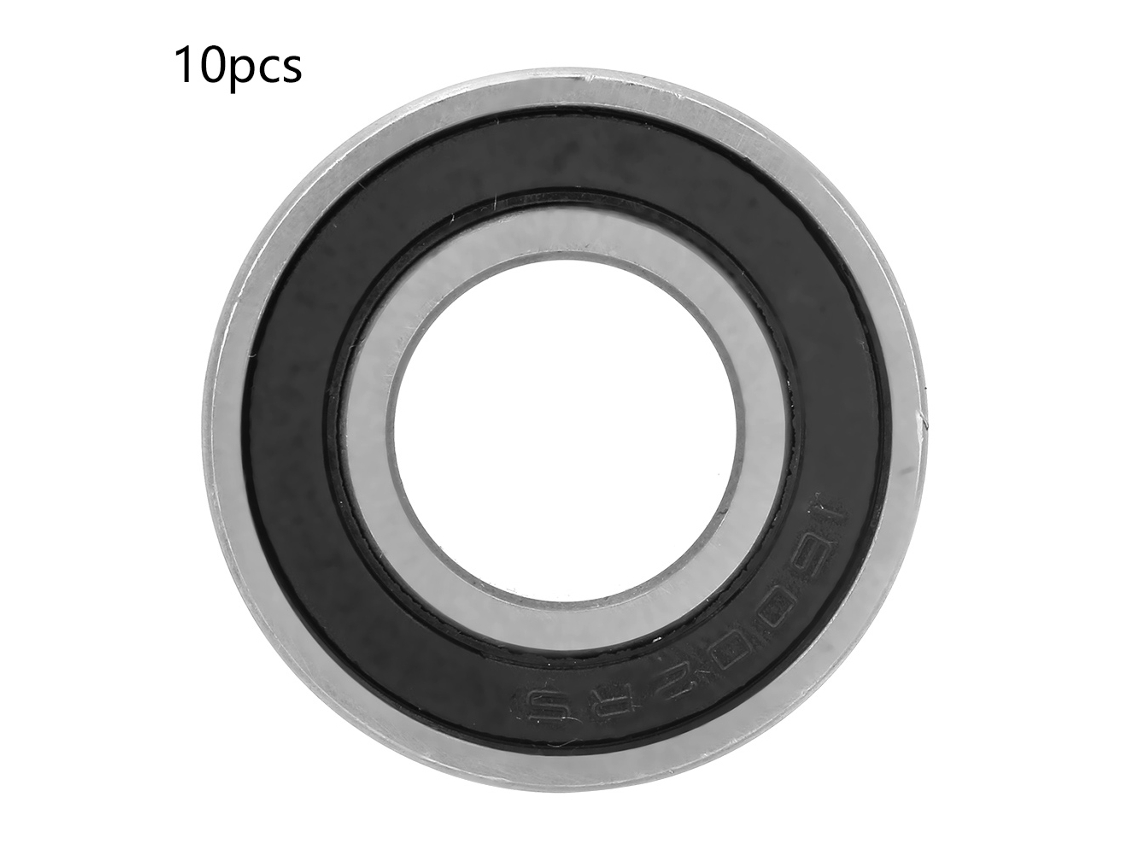 2026velora-10 Pcs Cojinete De Bola De Ranura Profunda Doblemente Selado Com Borracha 16002-2rs 15x32x8mm