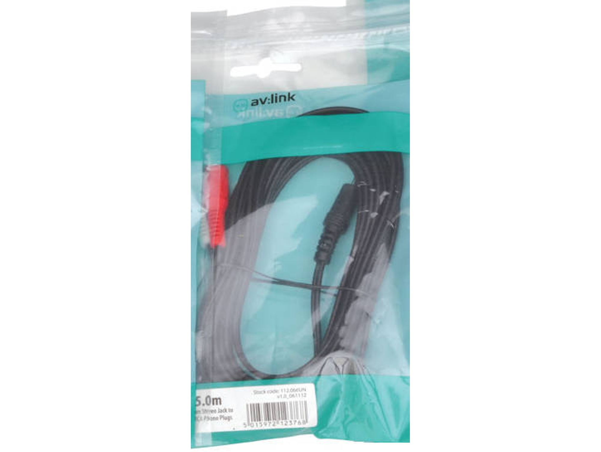 Cable de Audio AV LINK AV Link 112.066UK 5 m 3,5mm 2 x RCA