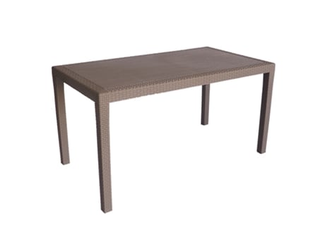 Mesa De Jardín De Plástico Joker Taupe 1387872 cm