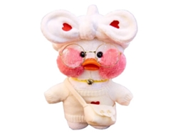 Dan26-muñeco De Pato Blanco Lindo Apariencia Suave Y Cómodo Peluche Juguete Para Decoración Hogar Y Regalos