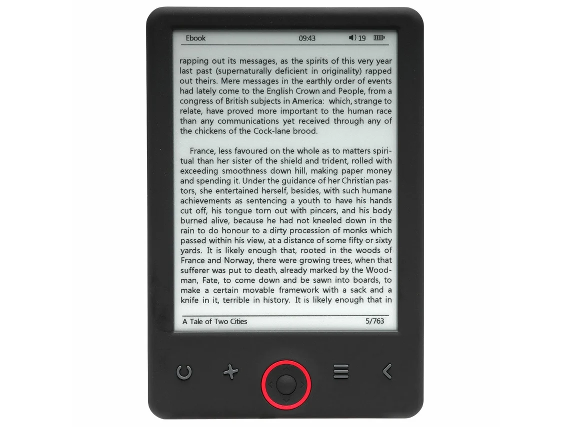Ebook Reader DENVER Ebo-626 Negro 4 GB
