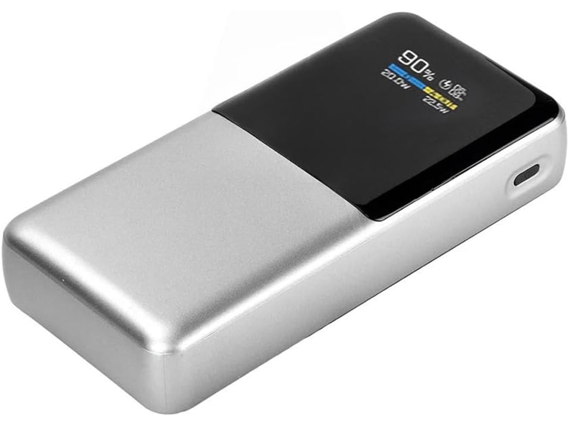 Batería Externa Con Pantalla Digital Tft, Placa Base De 22, 5 W, Carga Para Baterías De Litio Ternarias.