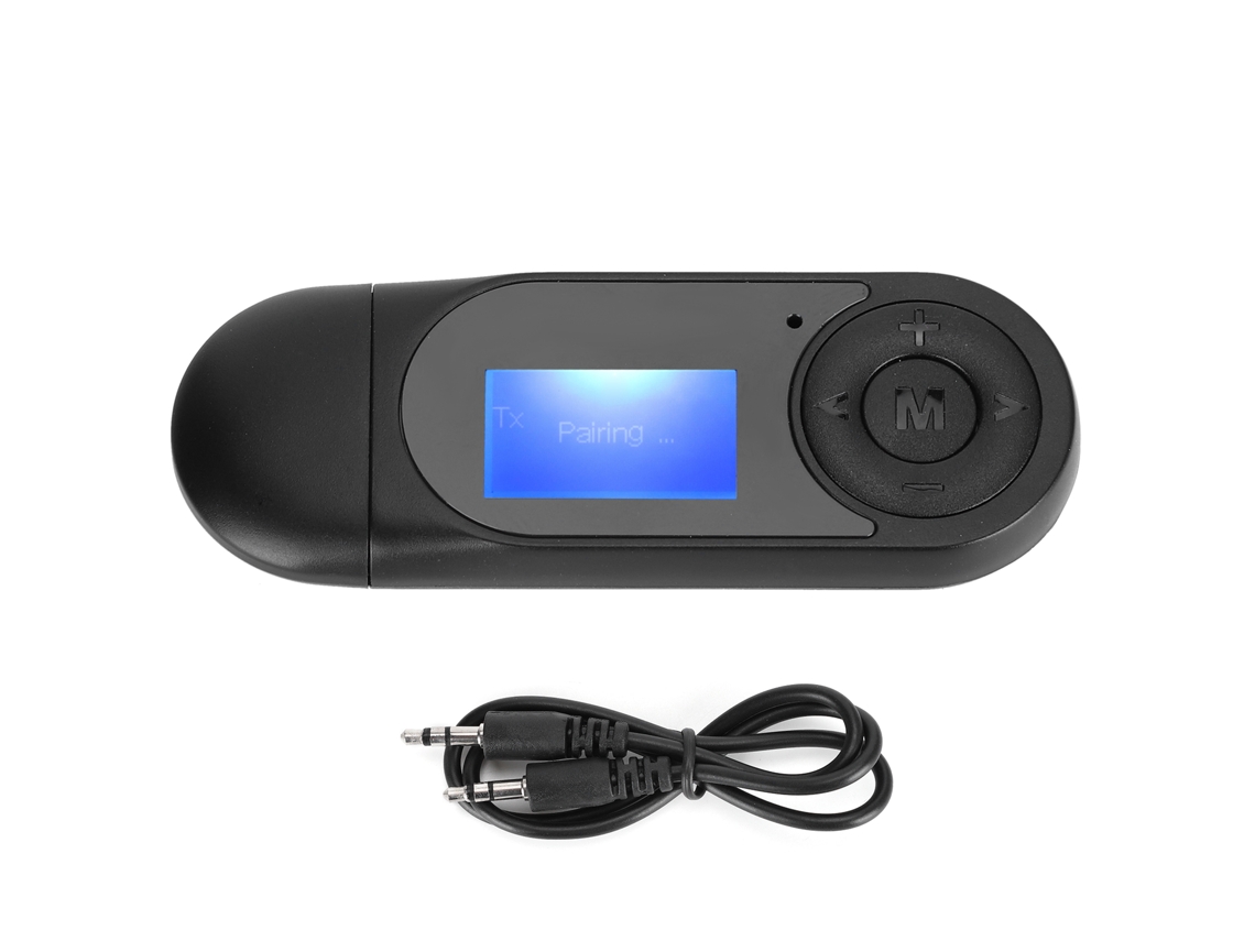 Adaptador Bluetooth 5.0 2 En 1, Receptor Y Transmisor Con Pantalla Lcd T13 Hifi Manos Libres