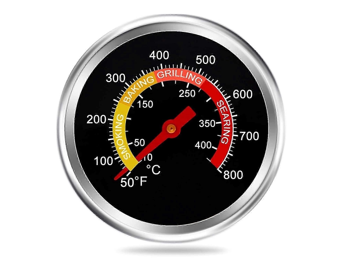 Termômetro Para Churrasqueira, Defumador E Medidor De Temperatura, Compatível Com Churrasqueiras A Carvão E Defumadores.