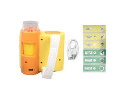 Microscopio Digital Para Niños 1000x Pantalla 2in Led Ajustable Cámara 1080p Móvil Amarillo