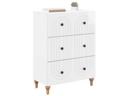 Maison Exclusive - Cajonera Brillante 66 X 34,5 X 90 Cm Madera De Ingeniería