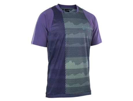 Jerseys ION Jersey Manga Curta Scrub Verde,Roxo L Homem