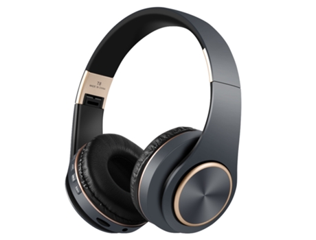 ELKUAIE 6S Auriculares inalámbricos para colocar sobre las orejas Auriculares estéreo inalámbricos plegables