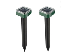 Repelente ultrasónico de plagas para césped, repelente de roedores de cuevas con energía solar, impermeable, para exteriores.