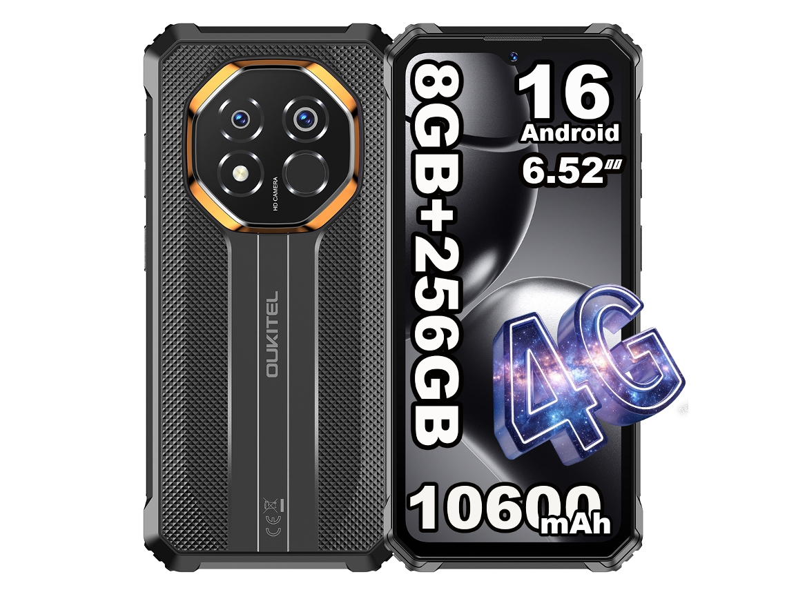 Oukitel G7 Ecrã 90hz 256gb 8gb Ram 10600mah 4g Preto