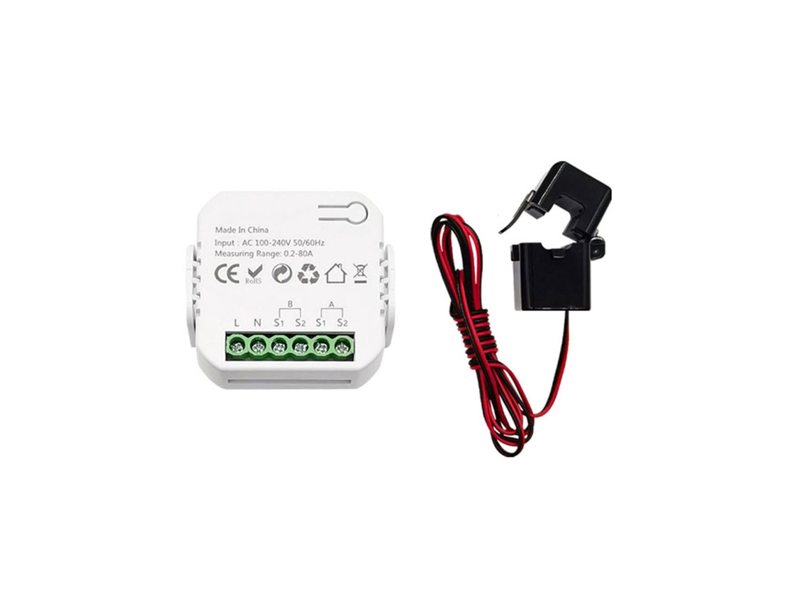 Medidor De Energía Inteligente Tuya Zigbee, Interruptor Multifuncional Con Control Por Aplicación, Consumo Diario Y Mensual.