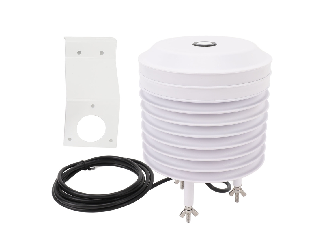 Caja ciega con sensor climático 4 en 1, intensidad de luz, CO2, transmisor de temperatura y humedad atmosférica para exteriores, de 9 a 30 V, de 4 a 20 V