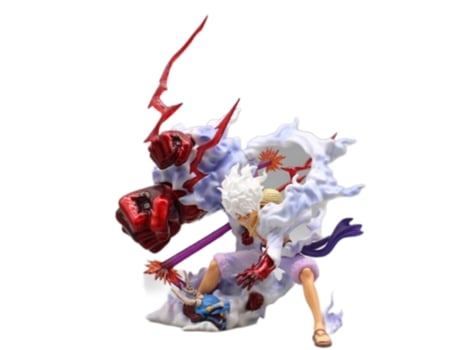 EZII Figura Anime one pease Nica Luffy 28 WHITE multicolor crianças presente brinquedo bonito