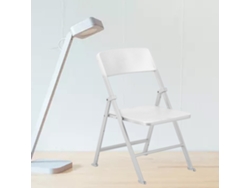 Silla Plegable En Miniatura 1/6 Para Casa De Muñecas, Color Plata, Para Muñecas, Muebles En Miniatura
