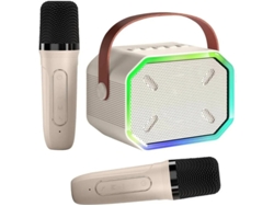 Mini máquina de karaoke con altavoz Bluetooth semi inalámbrico y micrófono, ideal para fiestas KTV en casa Yizhood
