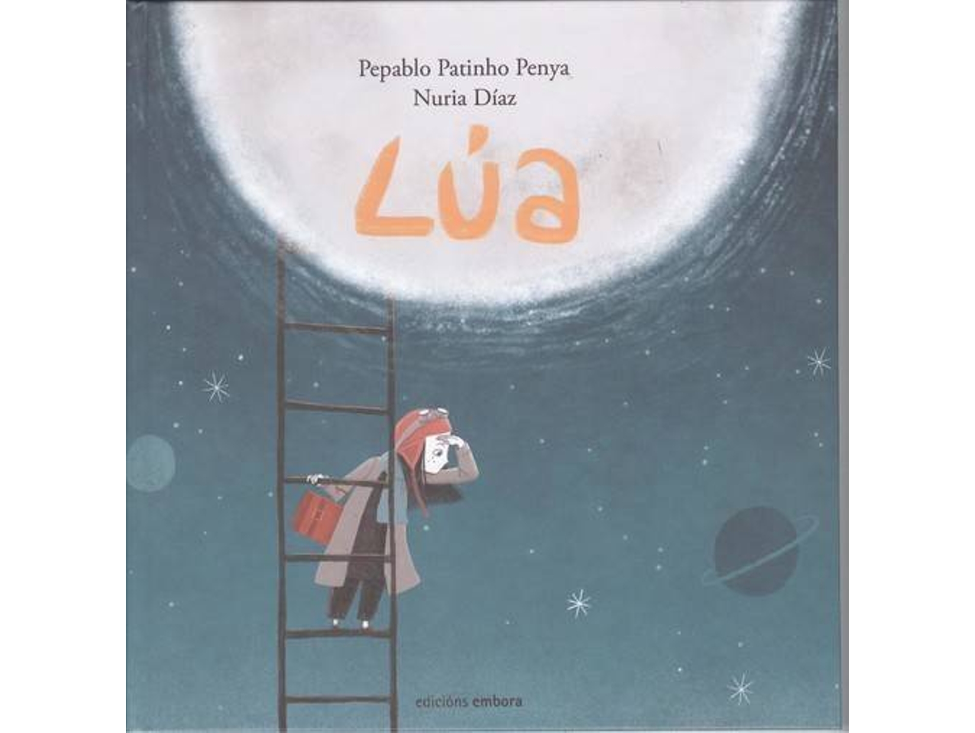 Libro Lúa de Pepablo Patinho Penya, Nuria Díaz (Galego)