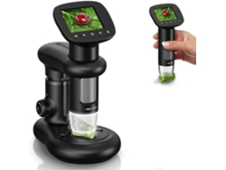 Microscopio Digital Portátil Con Pantalla Lcd De 2 Pulgadas, Tamaño De Bolsillo, Aumento De 1000x, 8 Led.