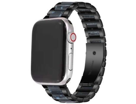 Correa Acero Inoxidável + Resina Safira para Apple Watch Series 6 44Mm