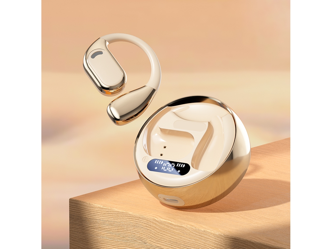 (tono De Piel) Auriculares Inalámbricos, Estilo Ows, Con Micrófono, Resistentes Al Agua, Calidad De Sonido Hifi