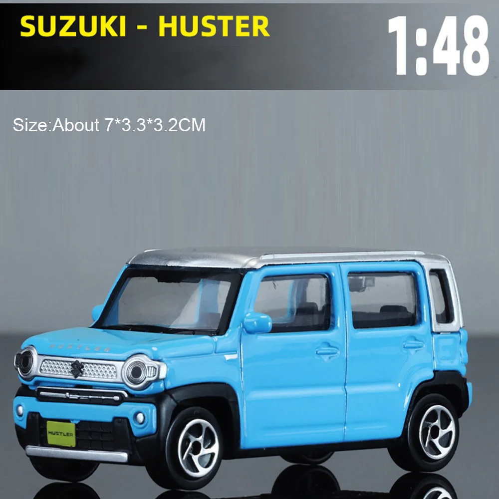 (Blue Hustler) Escala 1:48 - Miniatura de coche Hustler - Modelo de juguete - Coleccionable