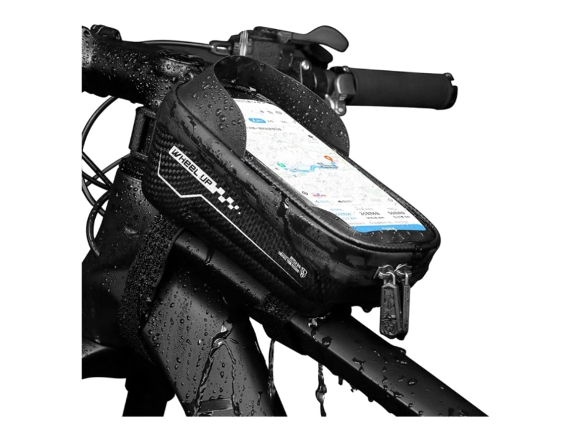Bolsa para bicicleta, marco frontal para teléfono, impermeable, soporte para ciclismo. FACPOET