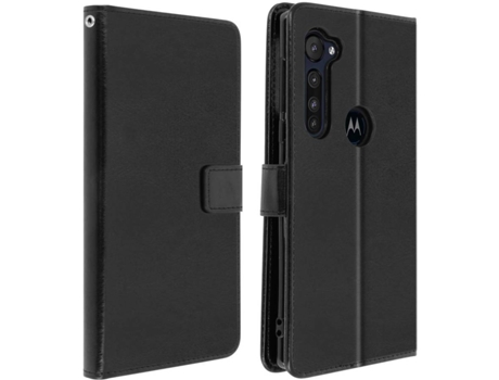 Funda Motorola Moto G Pro AVIZAR Libro Billetera Negro